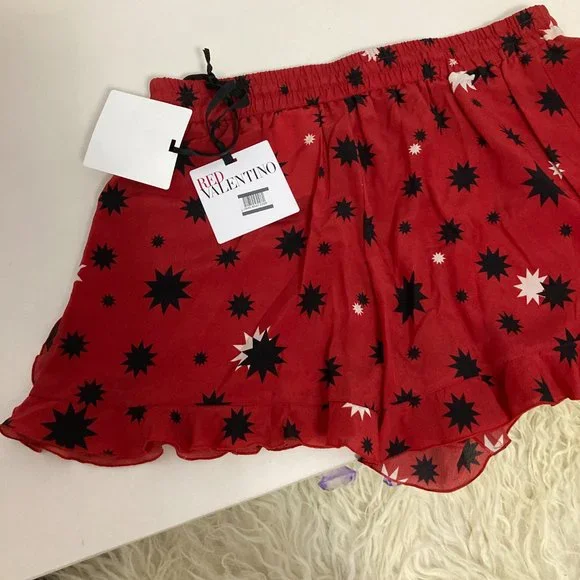 RED Valentino printed silk shorts - Picture 11 of 13